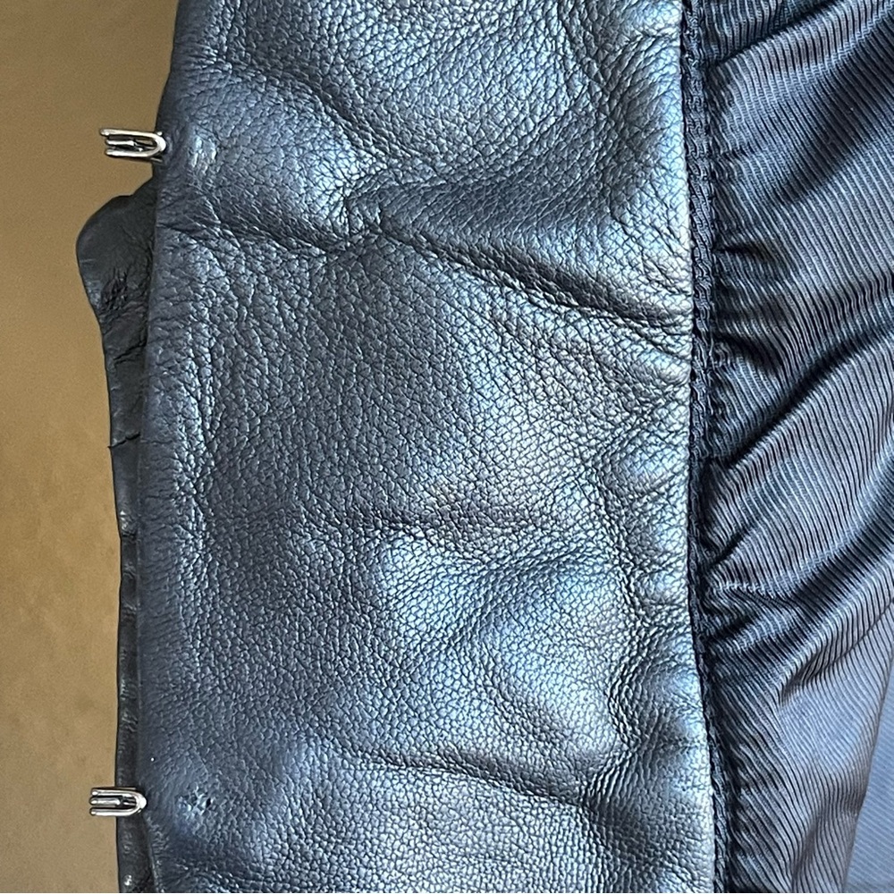 Classiques Entier Genuine Black Leather Jacket Blazer Size XL - Picture 8 of 13